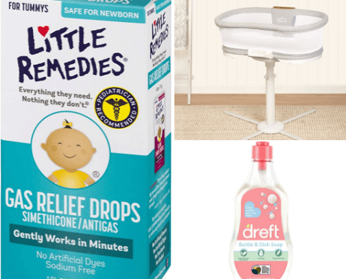 Baby products cover photo collage