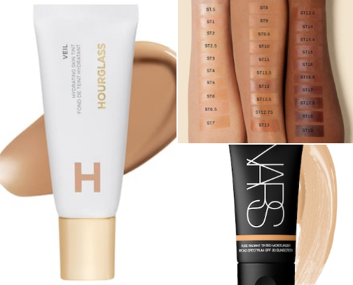 Light + airy Tinted moisturizers for summer cover photo collage