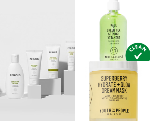 Skincare cover photo collage