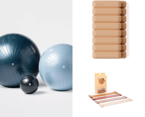 Home workout equipment made stylish and simple cover photo collage