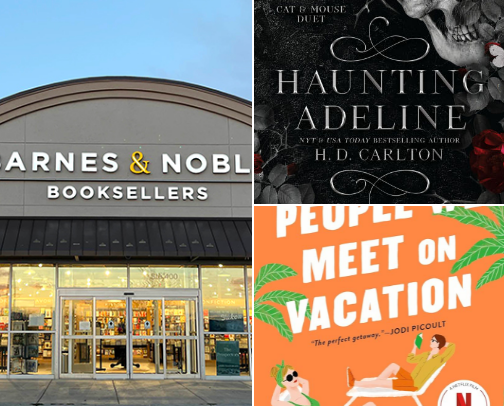 Barnes & Noble books cover photo collage