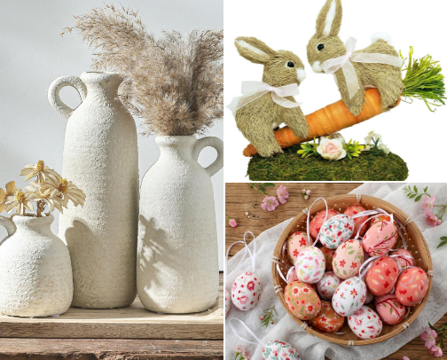 2026 Easter and Spring Decor Ideas cover photo collage