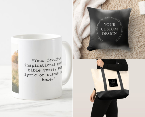Zazzle Products cover photo collage