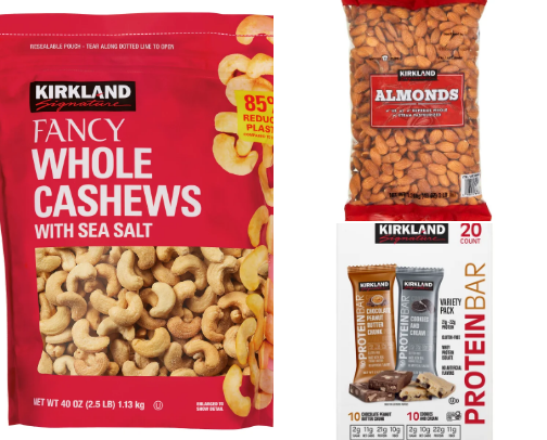 Costco snacks cover photo collage