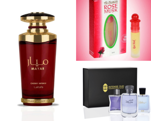 Amazing long lasting scents cover photo collage