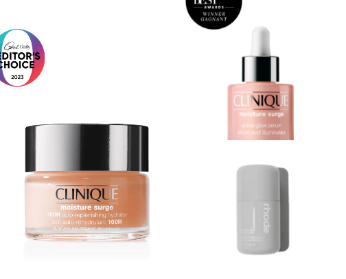 The ULTIMATE glowy skin routine cover photo collage