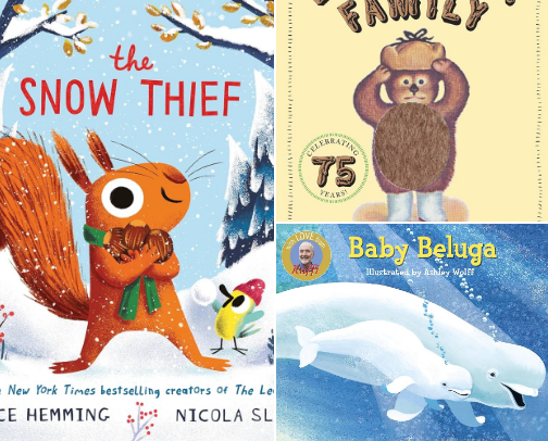 Winter /// Cold /// snow ❄️ books for kids🥶 cover photo collage