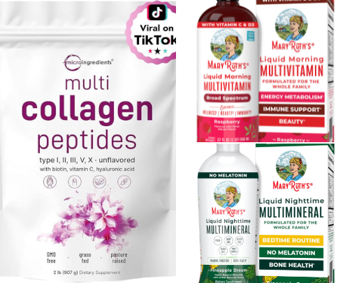 Health Supplements for 50+ and GLP1 cover photo collage