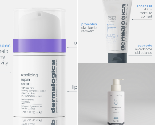 Dry / Sensitive Skin Must-Haves cover photo collage