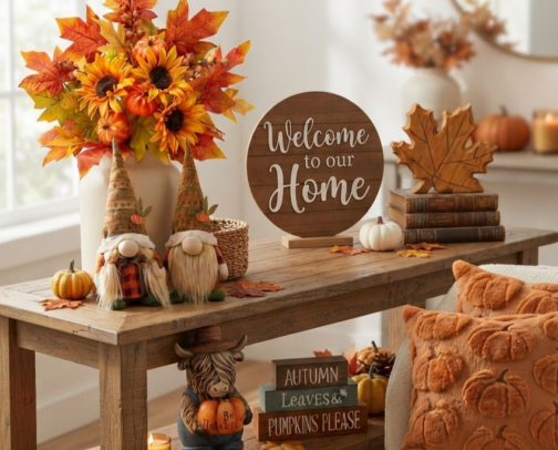 Easy Fall Decor Ideas cover photo collage