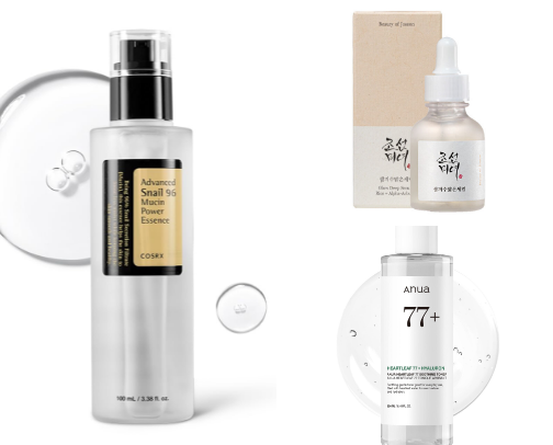 Korean Skincare for Glass Skin 🧴✨ cover photo collage