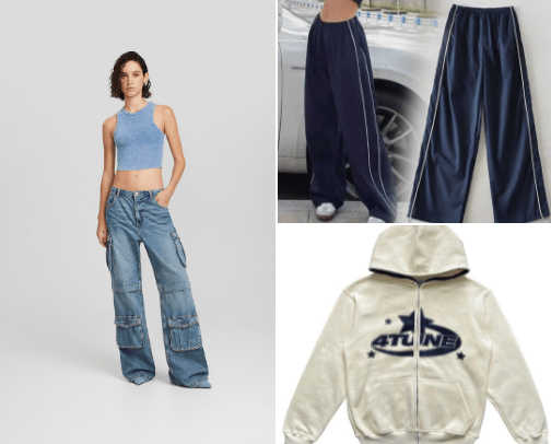 clothes for her cover photo collage