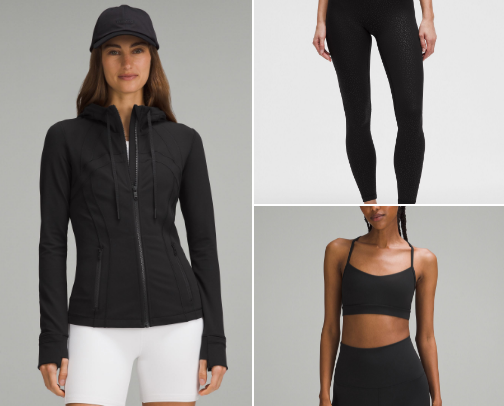lululemon favs cover photo collage