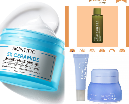 Moisturizer cover photo collage