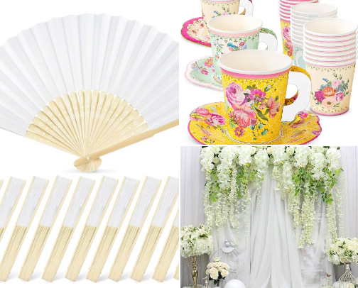 DIY Bridal Shower cover photo collage
