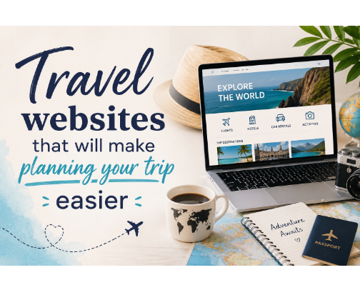 Travel websites that will make planning your trip easier cover photo collage
