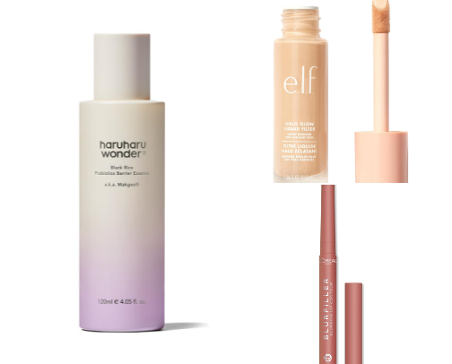 “barely there” everyday makeup look cover photo collage