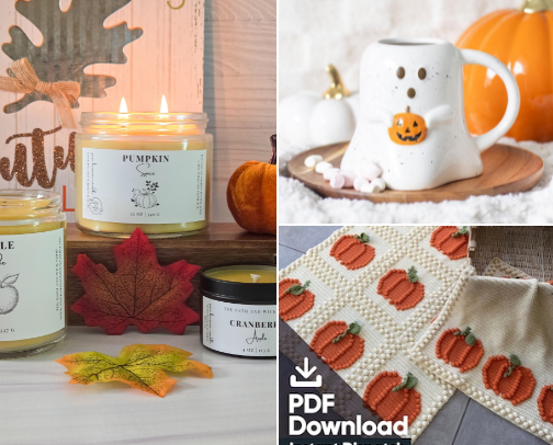 Cozy Halloween Nights at Home cover photo collage