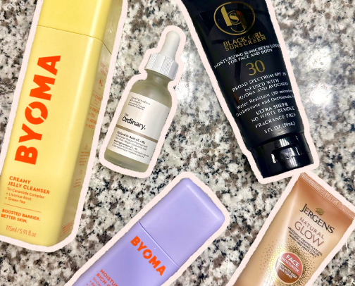 Skincare Essentials cover photo collage