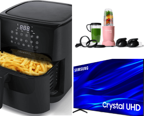 Things you will find in my home 🫶 Appliances/technology cover photo collage