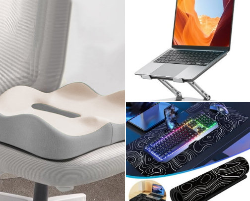 WFH Desk Setup Under $100 That Actually Boosts Productivity cover photo collage