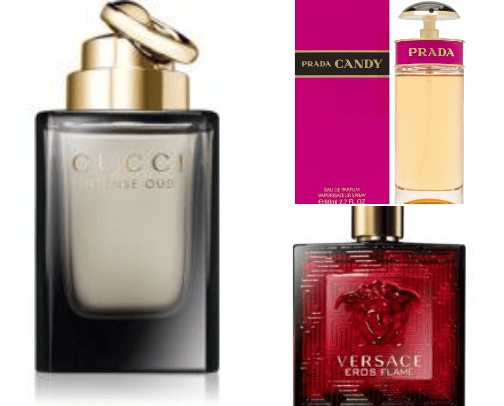 Parfumes cover photo collage