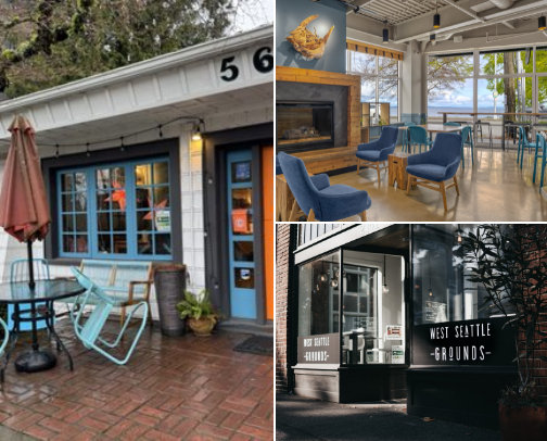 Favorite West Seattle Coffee Shops for Working! cover photo collage