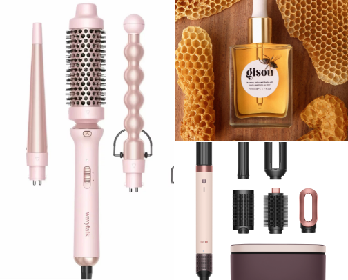 Hair Care & Hair Tools💖 cover photo collage