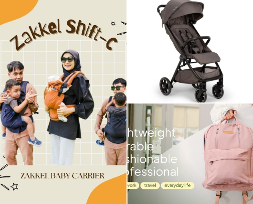 Travel with baby cover photo collage