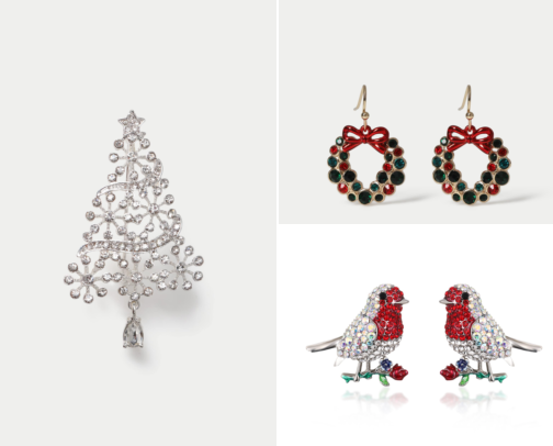 Christmas jewellery over 40 style cover photo collage