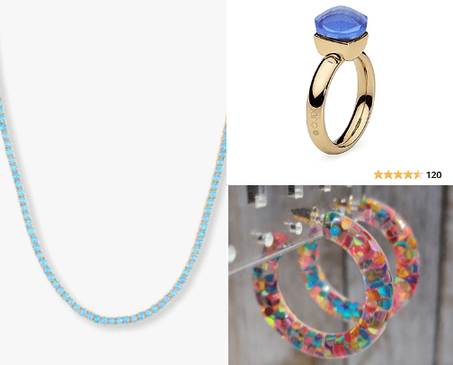 Fun and Unique Jewelery cover photo collage
