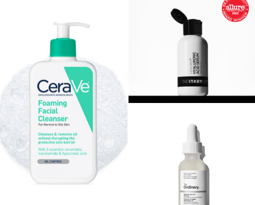 my nighttime skincare cover photo collage