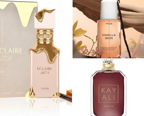 Top vanilla perfumes🍦 cover photo collage