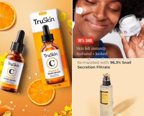 ✨WANNA TAKE OFF FIVE YEARS TRY THESE PRODUCTS THANK ME LATER 👌 cover photo collage