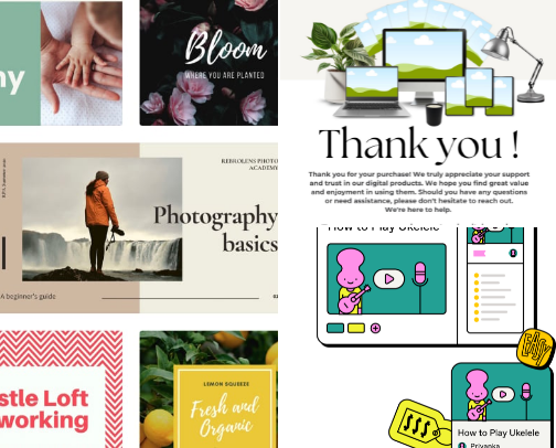 Digital Products You Can Create and Sell Online cover photo collage