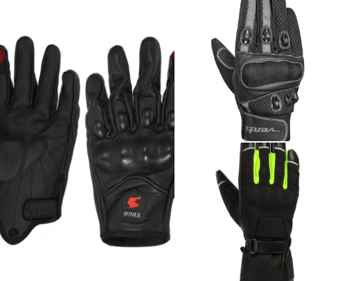 Affordable Motorcycle Gloves for all Seasons cover photo collage