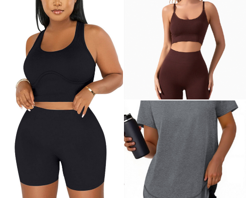 Workout Clothes cover photo collage