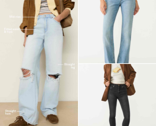 best stradivarius jeans cover photo collage