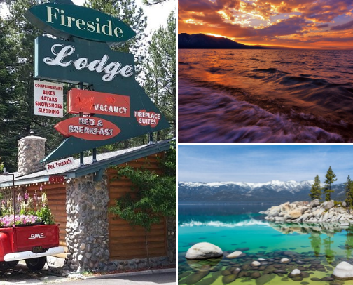 Destination Lake Tahoe cover photo collage