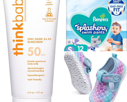 Beach Must Haves for Kids cover photo collage