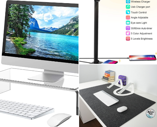 "That Girl" WFH Setup Under $100💅🏼✨ cover photo collage