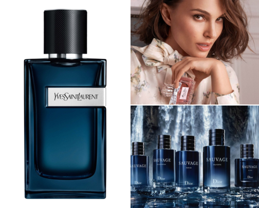 Parfume cover photo collage