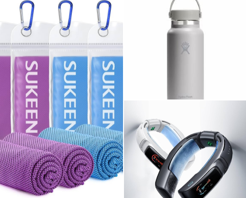 Beat the Heat: Cool Products to Help You Chill cover photo collage