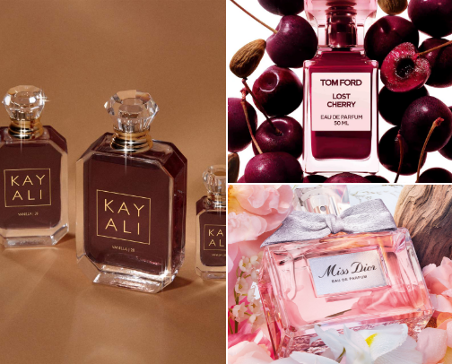 Best women’s perfumes cover photo collage