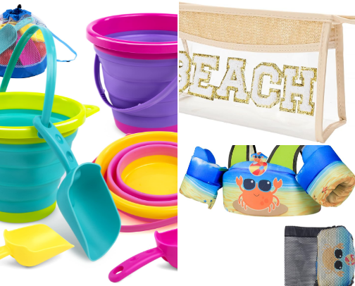 Beach Vacation Finds (for kids) cover photo collage