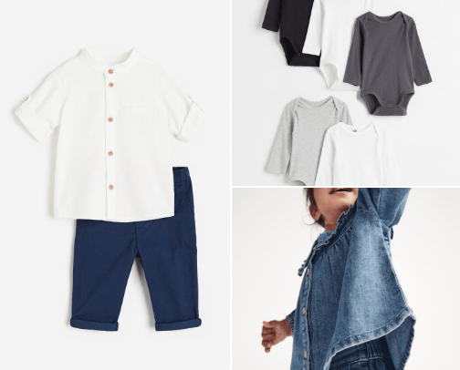 H&M cover photo collage