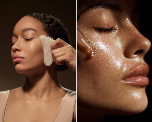 Beauty maxxing 🪞🧘🏼‍♀️✨☁️ cover photo collage