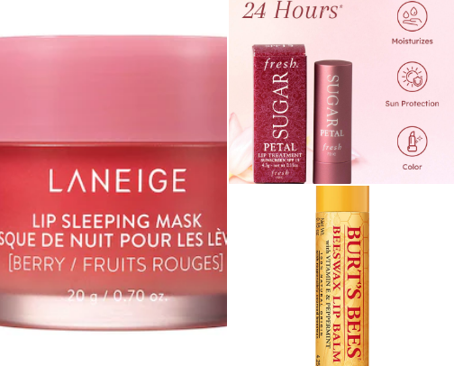 LIP CARE:MUST -HAVES FOR SOFT, BEAUTIFUL LIPS cover photo collage