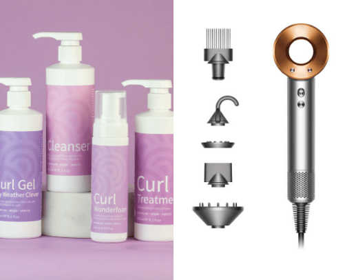 Curly Hair Products cover photo collage