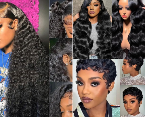 Amazon Wigs Worth Buying #AmazonPartner cover photo collage